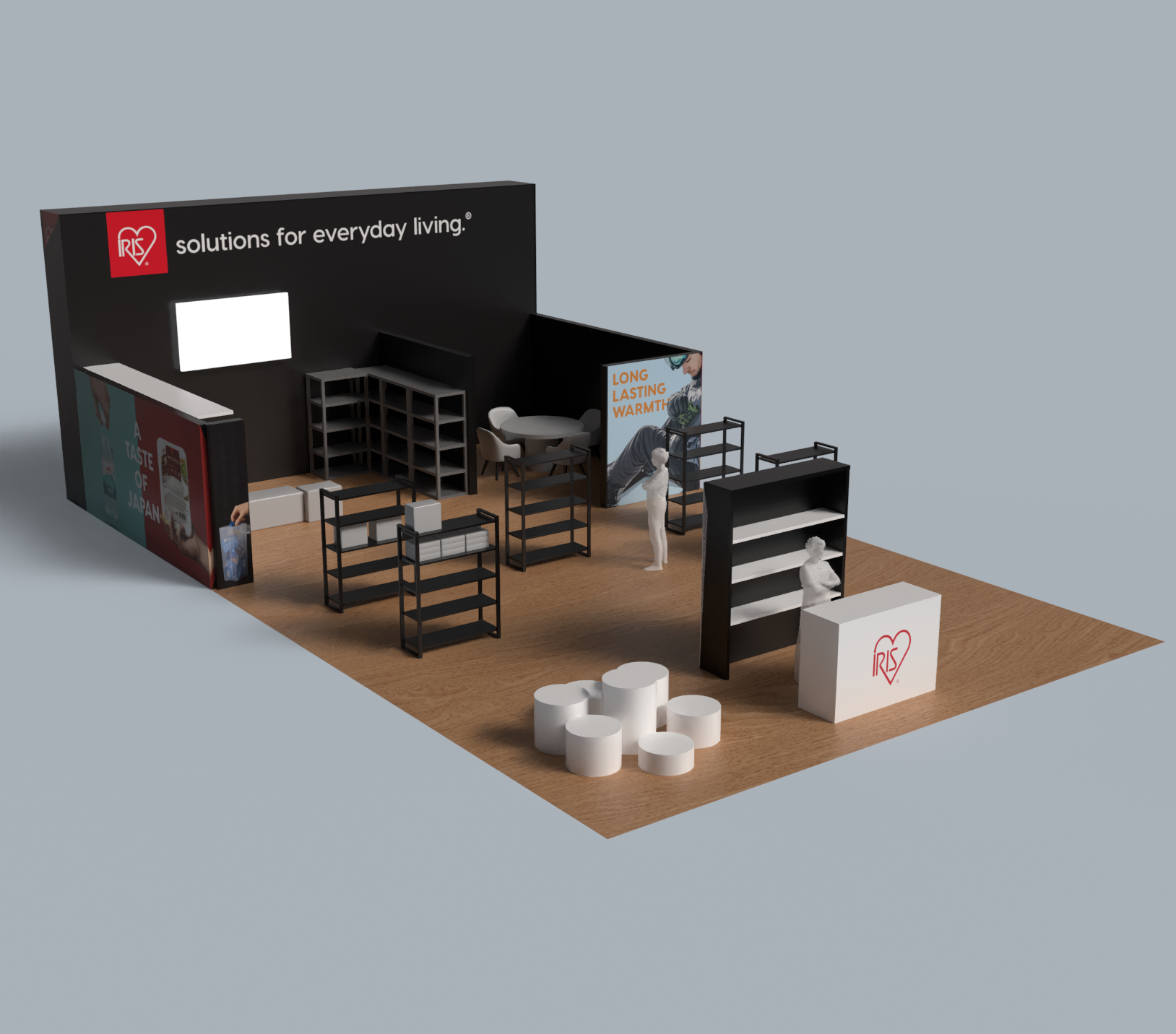 IHS booth design render