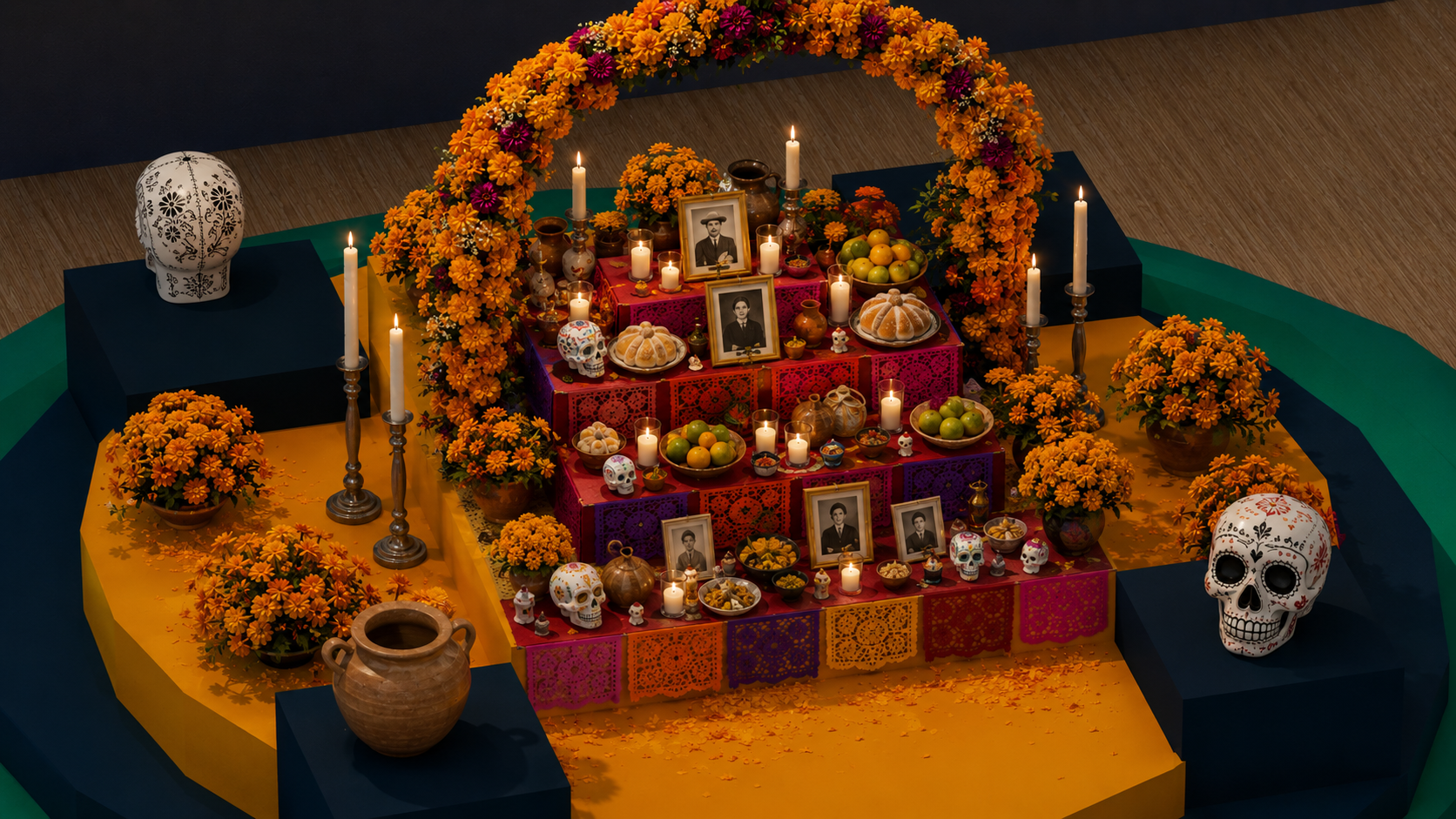 Ofrenda spatial detail